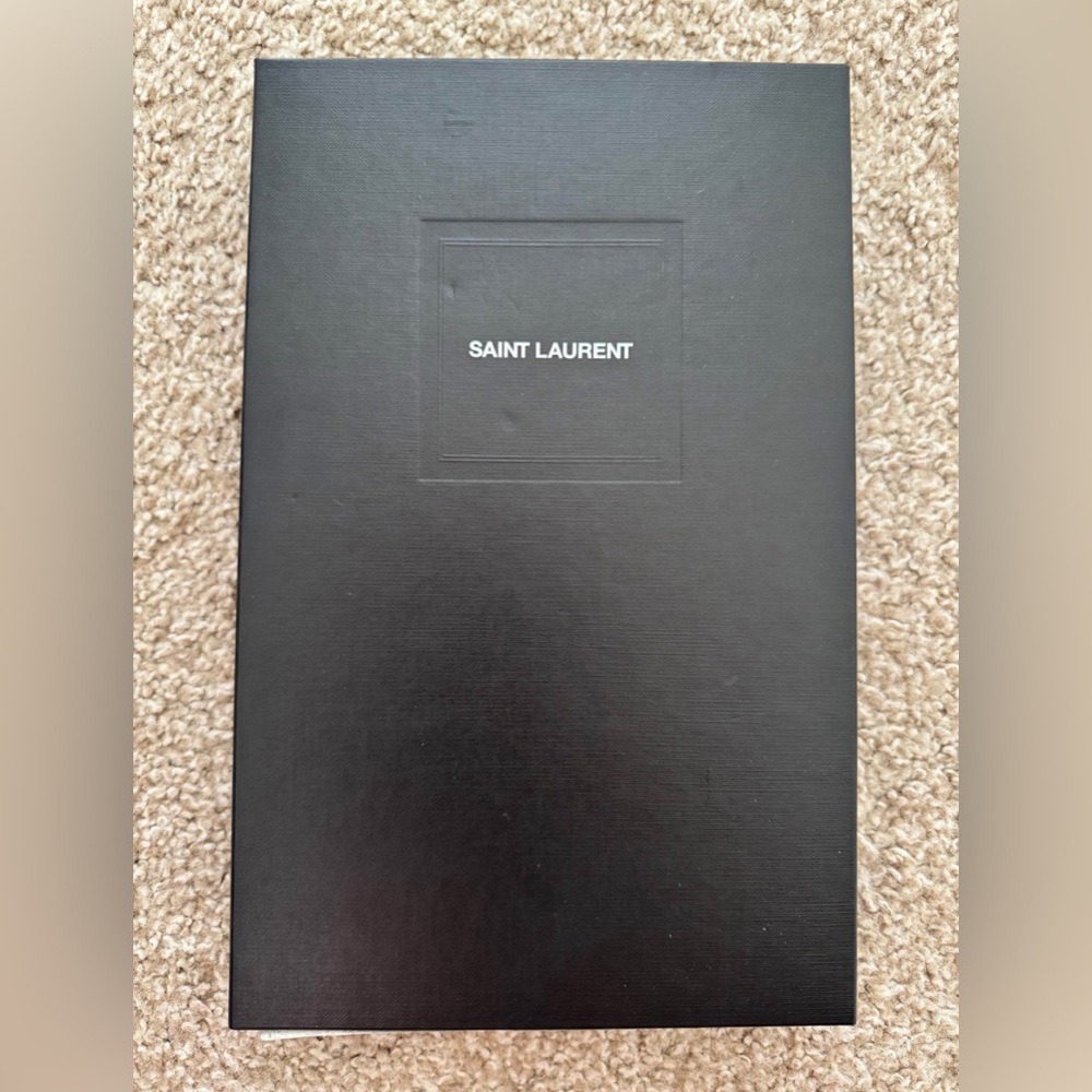 Yves Saint Laurent Uptown YSL Pouch Med Croc-Embossed Leather; Full Inclusion! - Picture 13 of 14
